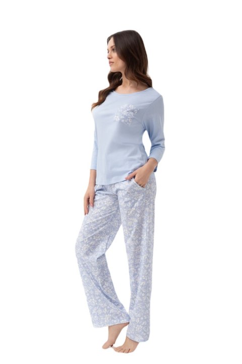LUNA PIŻAMA DAMSKA 335 J/24 3XL - NIEBIESKA, XXXL LUNA PIŻAMA DAMSKA 335 J/24 3XL - NIEBIESKA, XXXL