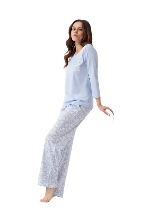 LUNA PIŻAMA DAMSKA 335 J/24 3XL - NIEBIESKA, XXXL LUNA PIŻAMA DAMSKA 335 J/24 3XL - NIEBIESKA, XXXL