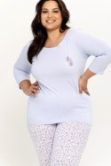 TARO Pizama damska Ariella 3257 4XL-6XL - NIEBIESKI, 6XL, 1
