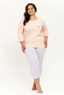 TARO Pizama damska Ariella 3257 4XL-6XL - NIEBIESKI, 6XL, 1