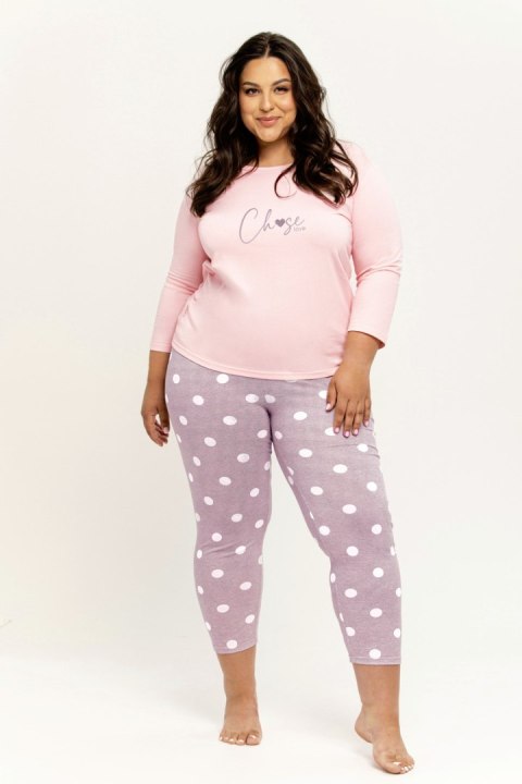 TARO Piżama damska Libby 3268 2XL-3XL - RÓŻOWY, 2XL TARO Piżama damska Libby 3268 2XL-3XL - RÓŻOWY, 2XL