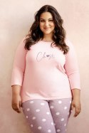 TARO Piżama damska Libby 3268 2XL-3XL - RÓŻOWY, 2XL