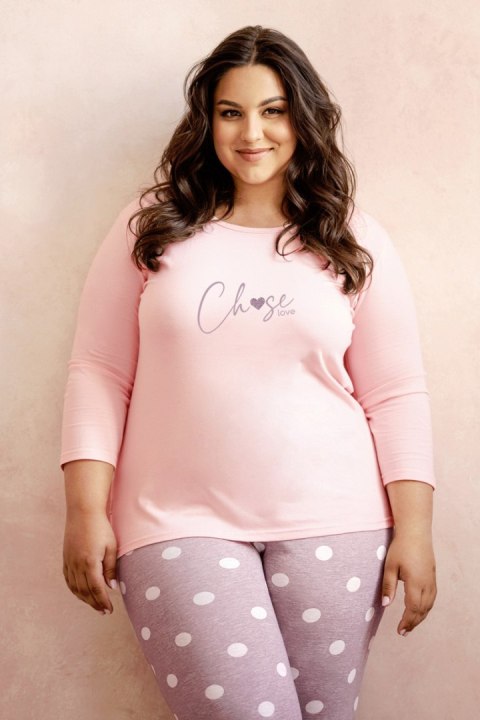 TARO Piżama damska Libby 3268 2XL-3XL - RÓŻOWY, 2XL TARO Piżama damska Libby 3268 2XL-3XL - RÓŻOWY, 2XL