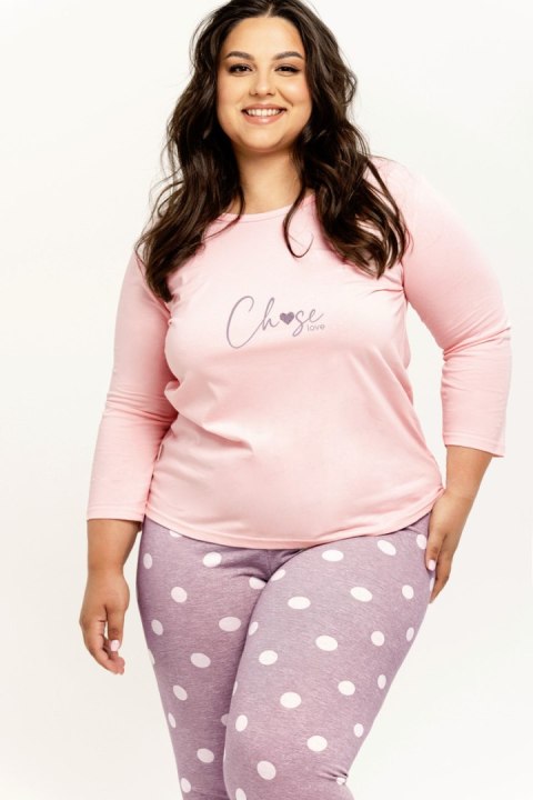 TARO Piżama damska Libby 3268 2XL-3XL - RÓŻOWY, 3XL TARO Piżama damska Libby 3268 2XL-3XL - RÓŻOWY, 3XL