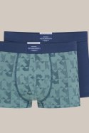 HENDERSON BOKSERKI MĘSKIE JOB 2PAK 41925 AW24 - GRANAT-ZIELONY, XL