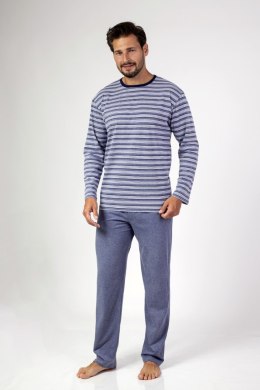 467 PIŻAMA MĘSKA - GRANATOWY, XL, 1 REGINA