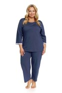 PIŻAMA DAMSKA PB.7156 J/24 - DEEP_BLUE, XL DOCTOR NAP
