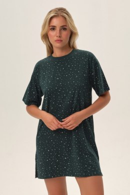 KOSZULA NOCNA DAMSKA FEBE 41890 AW24 - ZIELONY, XL HENDERSON LADIES
