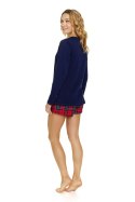 PIŻAMA DAMSKA PM.7124 J/24 - NAVY_BLUE, L DOCTOR NAP
