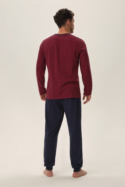 Piżama Męska Jarvis 41909 AW24 - Czerwony, XL, Henderson Piżama Męska Jarvis 41909 AW24 - Czerwony, XL, Henderson