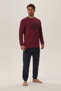 Piżama Męska Jarvis 41909 AW24 - Czerwony, XL, Henderson