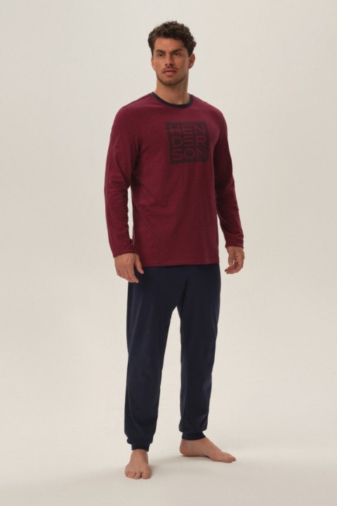Piżama Męska Jarvis 41909 AW24 - Czerwony, XL, Henderson Piżama Męska Jarvis 41909 AW24 - Czerwony, XL, Henderson