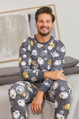 Piżama Męska PMB.7109 J/24 - Szary, XL DOCTOR NAP