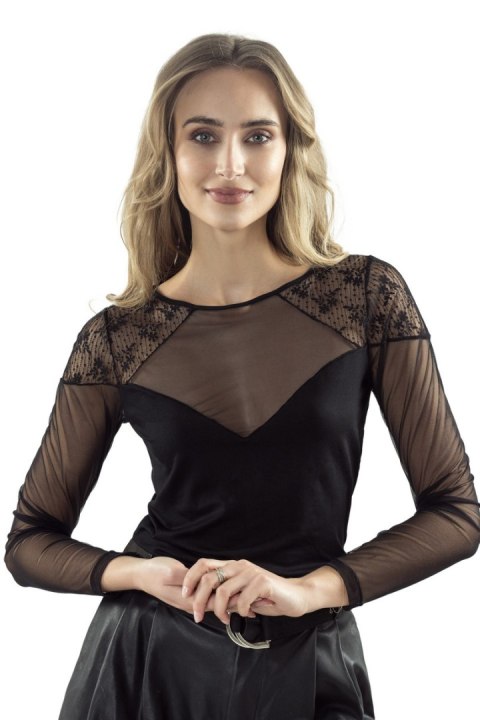 BLUZKA DAMSKA DONNA - CZARNY, S ELDAR BLUZKA DAMSKA DONNA - CZARNY, S ELDAR