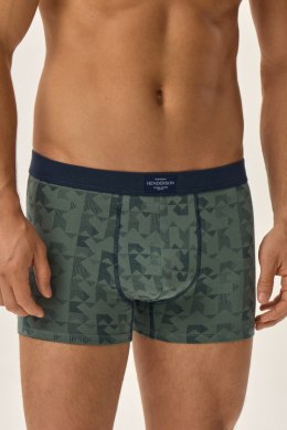 BOKSERKI MĘSKIE JOB 2PAK 42249 AW24 - GRANAT-ZIELONY, XL HENDERSON