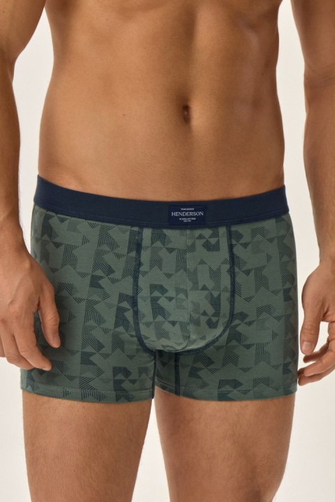 BOKSERKI MĘSKIE JOB 2PAK 42249 AW24 - GRANAT-ZIELONY, XL HENDERSON BOKSERKI MĘSKIE JOB 2PAK 42249 AW24 - GRANAT-ZIELONY, XL HENDERSON
