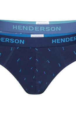SLIPY MĘSKIE JOY 2PAK 42453 AW24 - DENIM-GRANAT, 2XL HENDERSON