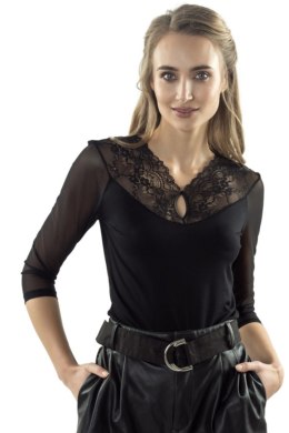 BLUZKA DAMSKA DANITA PLUS - CZERWONY, 2XL ELDAR
