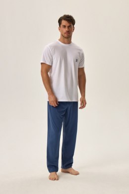 PIŻAMA MĘSKA HEAD 41918 AW24 - BIAŁY, 3XL HENDERSON