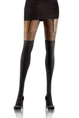RAJSTOPY FASHION 08 20/40 DEN - CZARNY, 2 SESTO SENSO