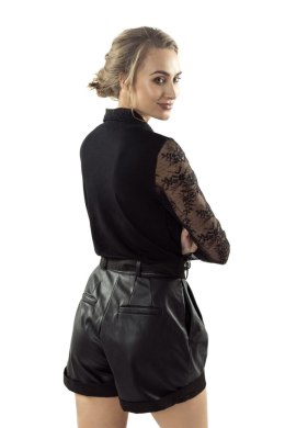 BLUZKA DAMSKA SYBILLA - CZARNY, XL ELDAR
