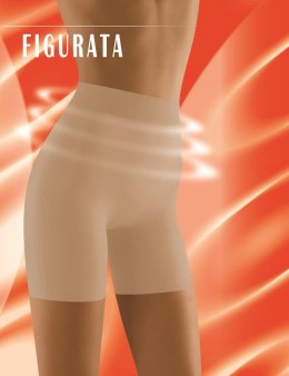 FIGI DAMSKIE FIGURATA - BEŻOWY, XL WOLBAR
