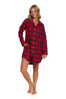 KOSZULA DAMSKA TM.7126 J/24 - CZERWONY, S/M DOCTOR NAP
