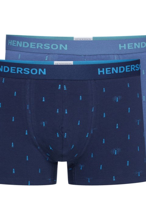 BOKSERKI MĘSKIE JOY 2PAK 42248 AW24 - DENIM-GRANAT, M HENDERSON BOKSERKI MĘSKIE JOY 2PAK 42248 AW24 - DENIM-GRANAT, M HENDERSON