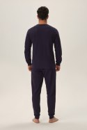 HOMEWEAR MĘSKI HOME 41916 AW24 - GRANATOWY, 2XL, 59X HENDERSON