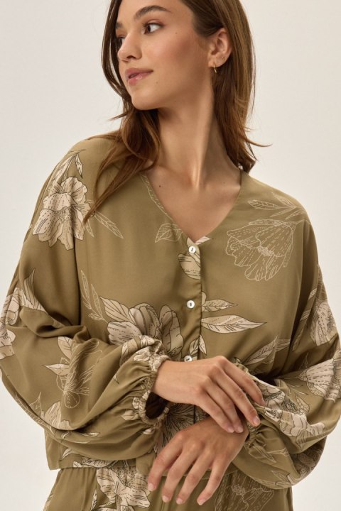 PIŻAMA DAMSKA FLEUR 42020 AW24 - OLIWKOWY, XL, 91X HENDERSON LADIES PIŻAMA DAMSKA FLEUR 42020 AW24 - OLIWKOWY, XL, 91X HENDERSON LADIES