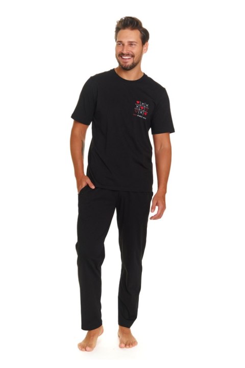 PIŻAMA MĘSKA PMB.7134 J/24 - BLACK, M DOCTOR NAP PIŻAMA MĘSKA PMB.7134 J/24 - BLACK, M DOCTOR NAP