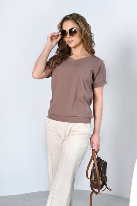 BLUZKA AMY - CZARNY, L/XL OFF PINK BLUZKA AMY - CZARNY, L/XL OFF PINK