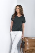 BLUZKA AMY - CZARNY, L/XL OFF PINK