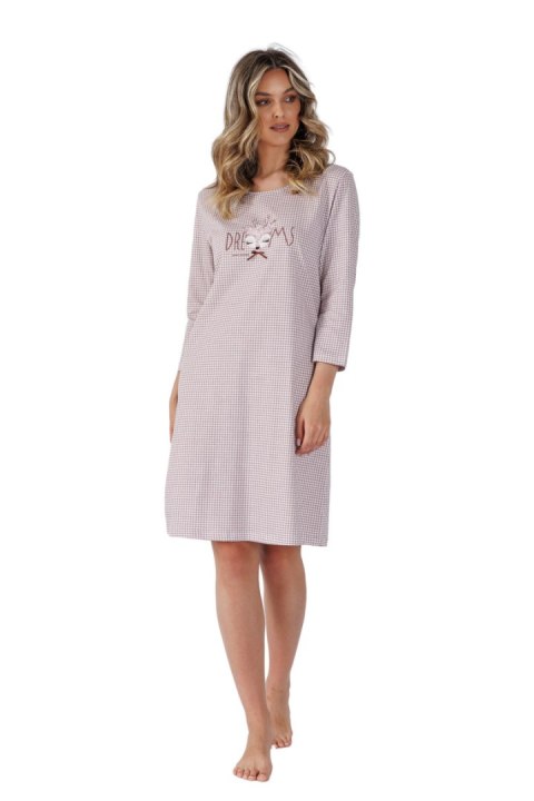 KOSZULA DAMSKA DORIANA 1506 - CAPPUCINO, 2XL LEVEZA KOSZULA DAMSKA DORIANA 1506 - CAPPUCINO, 2XL LEVEZA