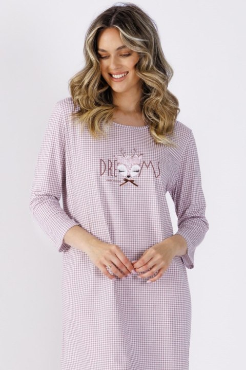 KOSZULA DAMSKA DORIANA 1506 - CAPPUCINO, 2XL LEVEZA KOSZULA DAMSKA DORIANA 1506 - CAPPUCINO, 2XL LEVEZA