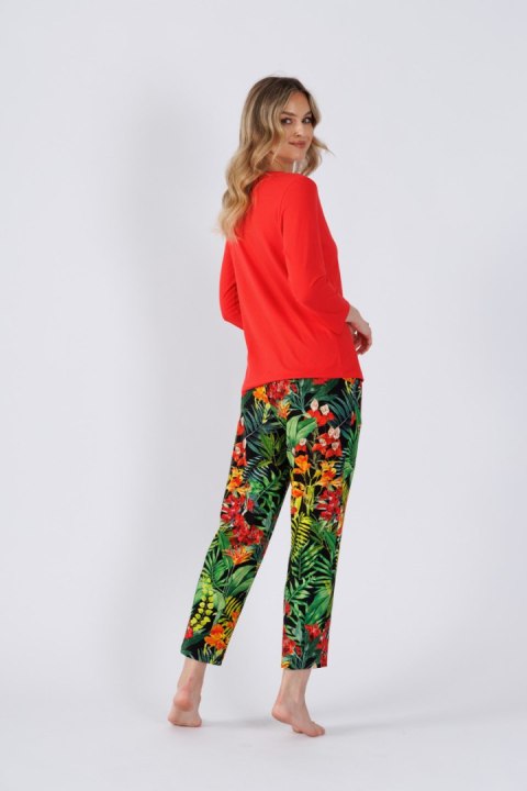 PIZAMA DAMSKA ISBEL 1489 - MALINOWA CZERWIEŃ, 2XL LEVEZA PIZAMA DAMSKA ISBEL 1489 - MALINOWA CZERWIEŃ, 2XL LEVEZA
