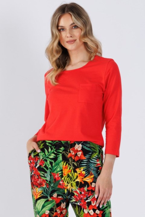 PIZAMA DAMSKA ISBEL 1489 - MALINOWA CZERWIEŃ, 2XL LEVEZA PIZAMA DAMSKA ISBEL 1489 - MALINOWA CZERWIEŃ, 2XL LEVEZA