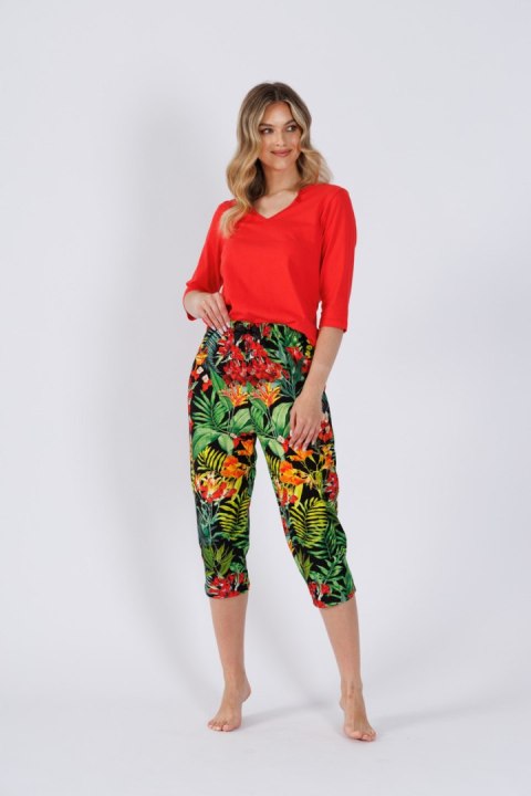 PIZAMA DAMSKA ITA 1525 - MALINOWA CZERWIEŃ, 2XL LEVEZA PIZAMA DAMSKA ITA 1525 - MALINOWA CZERWIEŃ, 2XL LEVEZA