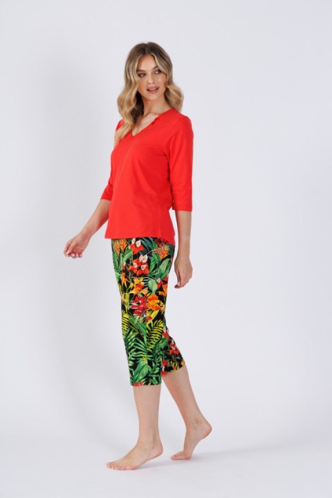 PIZAMA DAMSKA ITA 1525 - MALINOWA CZERWIEŃ, 2XL LEVEZA PIZAMA DAMSKA ITA 1525 - MALINOWA CZERWIEŃ, 2XL LEVEZA