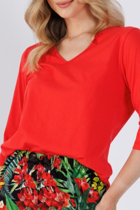 PIZAMA DAMSKA ITA 1525 - MALINOWA CZERWIEŃ, 2XL LEVEZA PIZAMA DAMSKA ITA 1525 - MALINOWA CZERWIEŃ, 2XL LEVEZA