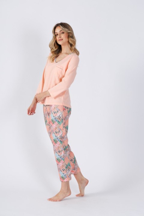 PIŻAMA DAMSKA JUALIT 1516 - MANGO, 2XL LEVEZA PIŻAMA DAMSKA JUALIT 1516 - MANGO, 2XL LEVEZA