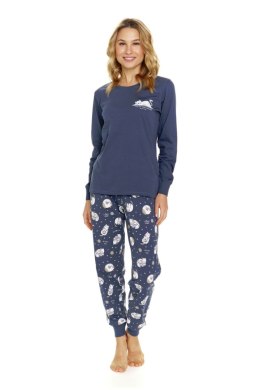 Piżama Damska 7111 J/24 - Deep_blue, L DOCTOR NAP