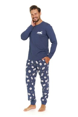 Piżama Męska 7112 J/24 - DEEP_BLUE, M DOCTOR NAP
