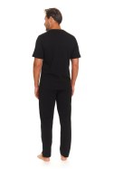 PIŻAMA MĘSKA PMB.7134 J/24 - BLACK, L DOCTOR NAP