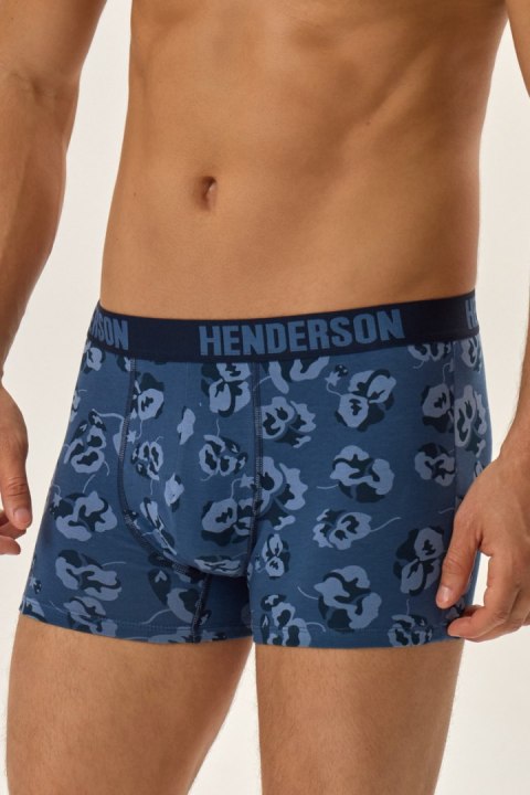 BOKSERKI MĘSKIE JARL 3PAK 41930 AW24 - DENIM-GRANAT, M HENDERSON BOKSERKI MĘSKIE JARL 3PAK 41930 AW24 - DENIM-GRANAT, M HENDERSON