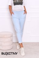 SPODNIE LENA - KARMEL, XL OFF PINK