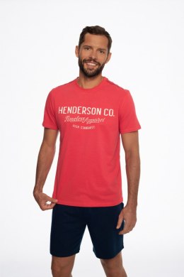 PIŻAMA MĘSKA CREED 41286 SS24 - GRANATOWY-NIEBIESKI, L, 59X HENDERSON