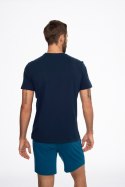 PIŻAMA MĘSKA CREED 41286 SS24 - GRANATOWY-NIEBIESKI, L, 59X HENDERSON