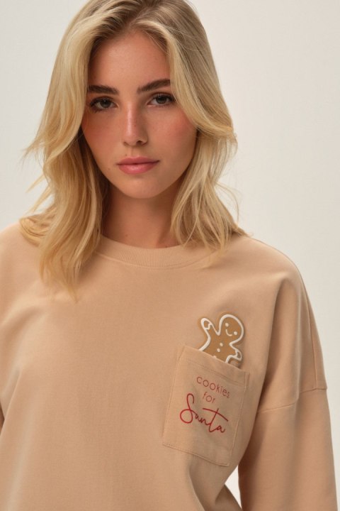 HOMEWEAR DAMSKI FAWN 41899 AW24 - BEŻOWY, XL HENDERSON LADIES HOMEWEAR DAMSKI FAWN 41899 AW24 - BEŻOWY, XL HENDERSON LADIES