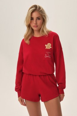 HOMEWEAR DAMSKI FAWN 41900 AW24 - CZERWONY, M HENDERSON LADIES